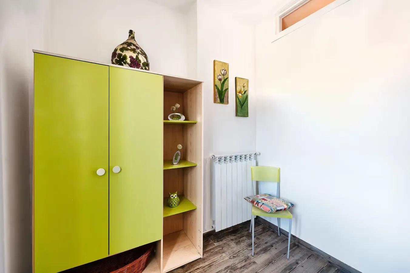 camera-verde-appartamento-vacanze-foligno